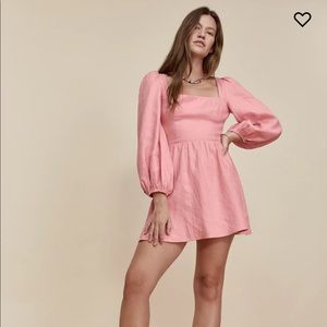 REFORMATION Brodie Linen Dress